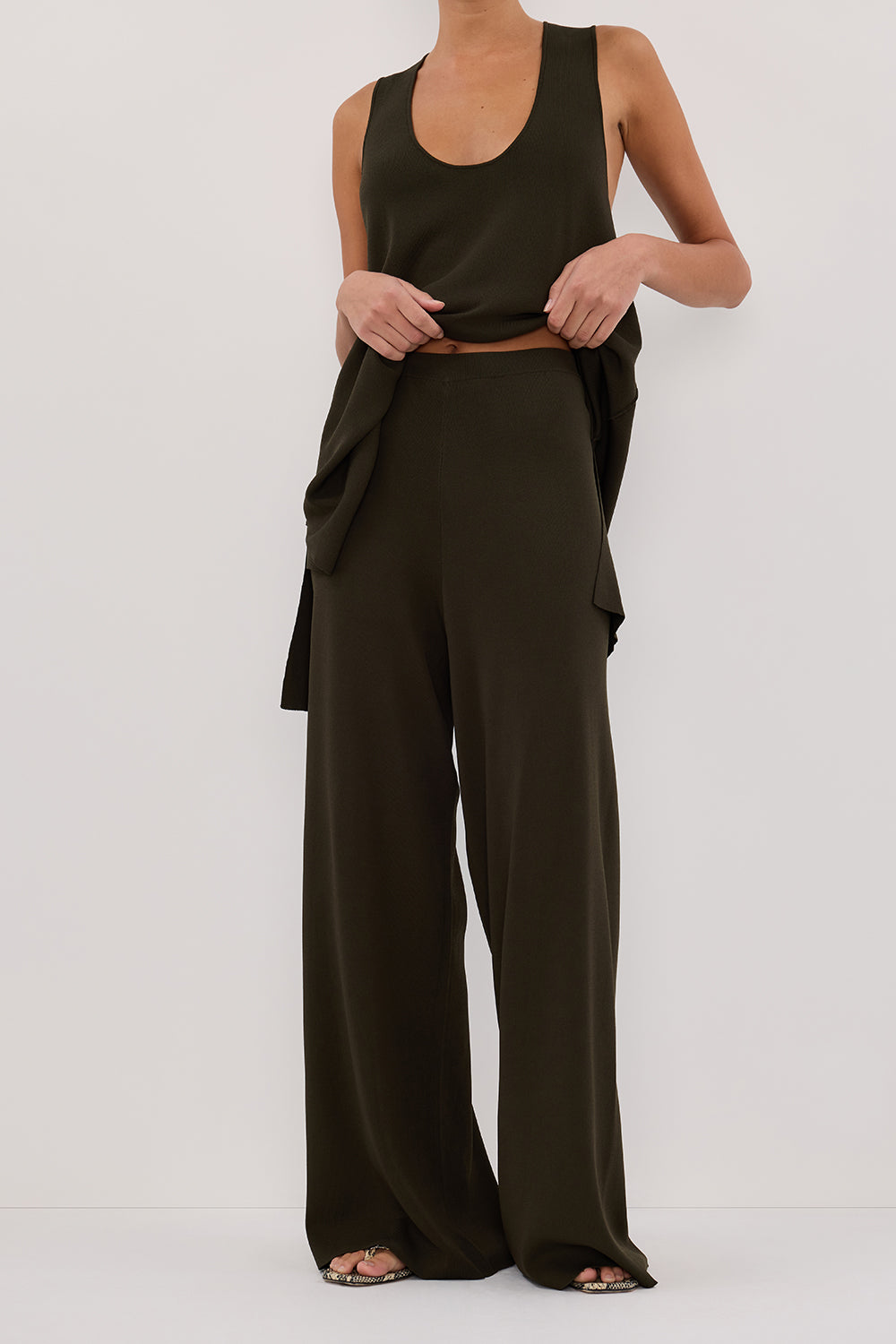 RAY FOREST WIDE LEG KNIT PANT