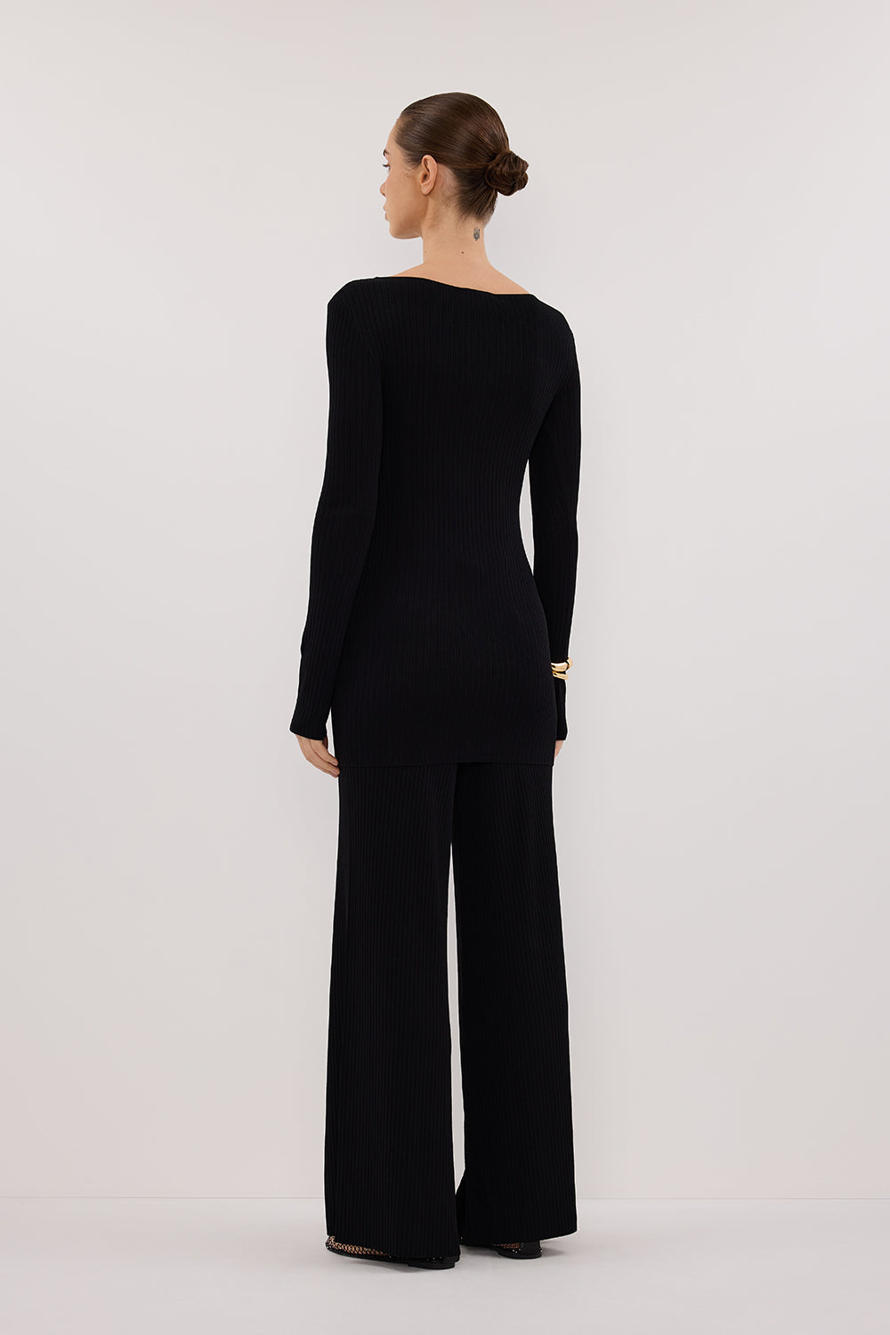 JOY BLACK KNIT PANT