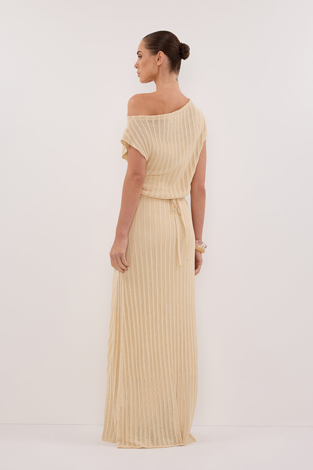BOWIE NATURAL KNIT MAXI DRESS