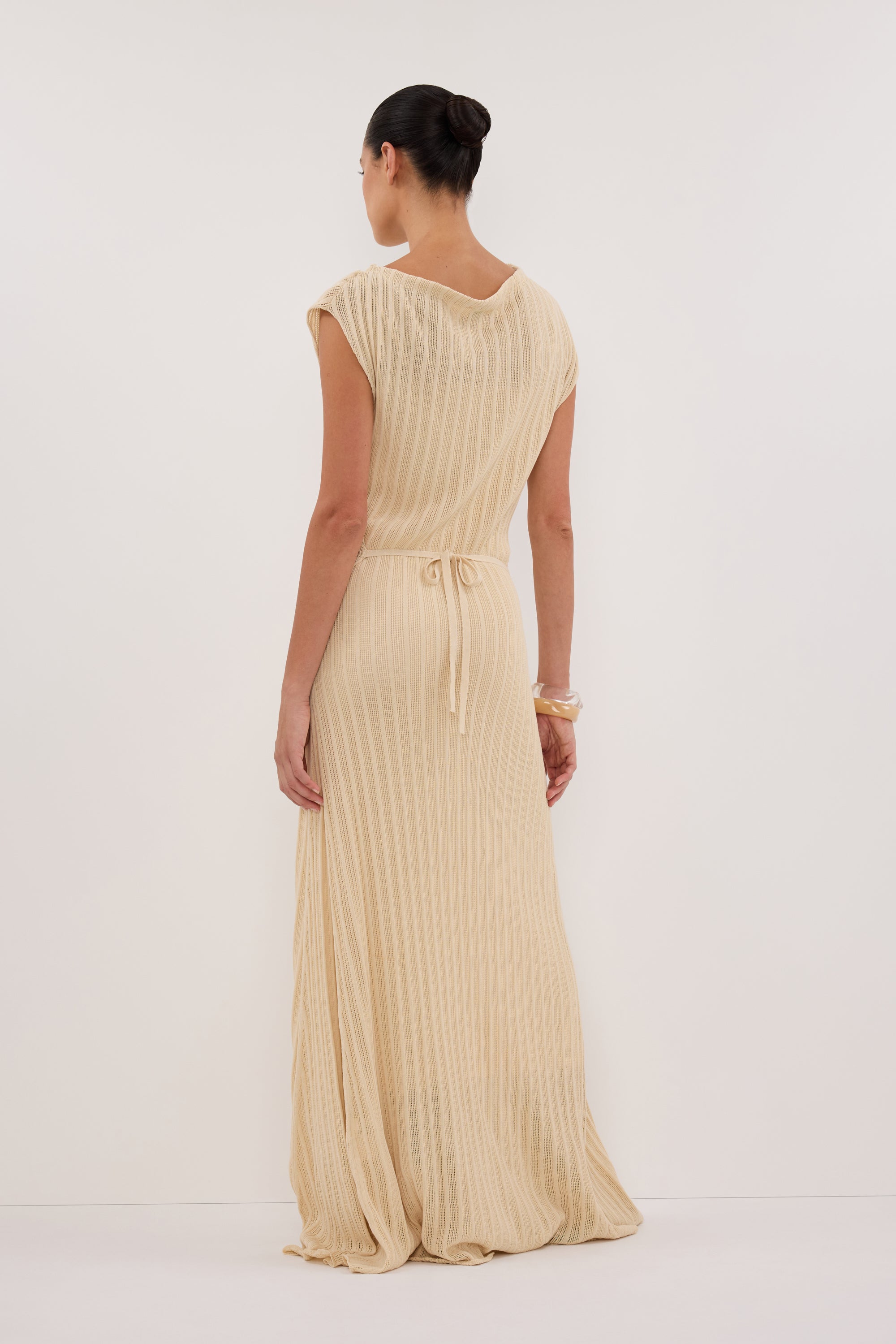 BOWIE NATURAL KNIT MAXI DRESS DISSH BOWIE NATURAL KNIT MAXI DRESS DISSH