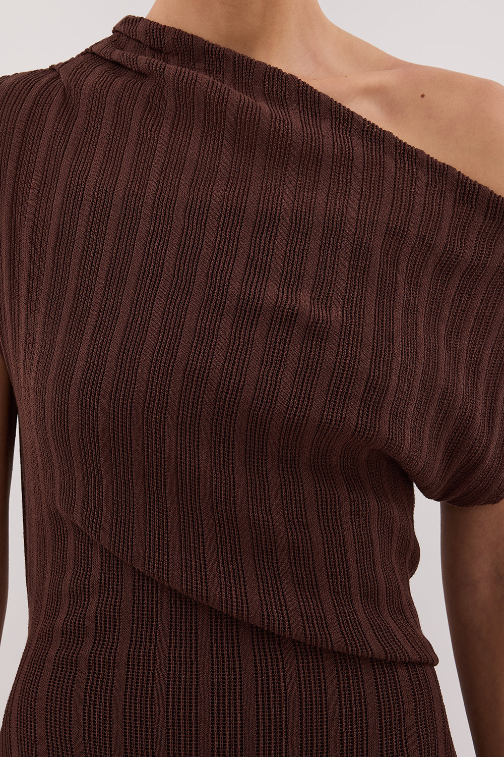 dissh bowie maxi dress BOWIE WALNUT KNIT MAXI DRESS DISSH
