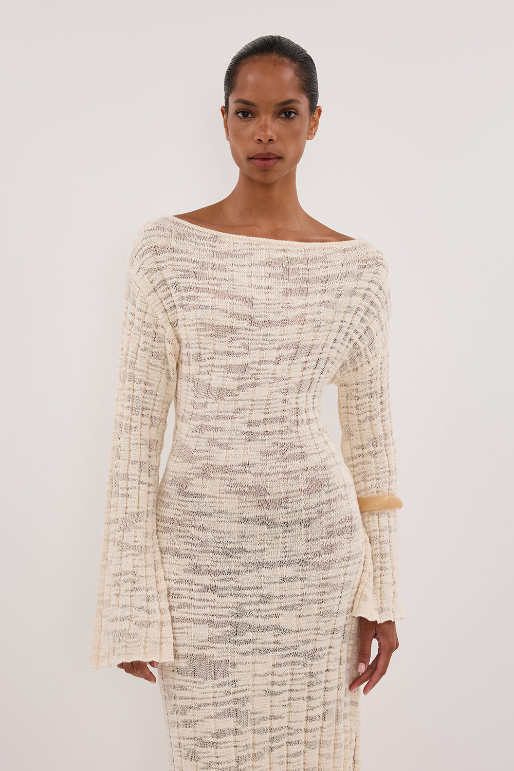 2024AW✨ハーリップトゥ　Montaigne Knit Long Dress Montaigne Knit Long Dress herlipto Montaigne Knit Long Dress S