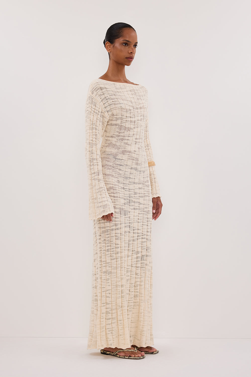 CIA NATURAL LONG SLEEVE MAXI DRESS – DISSH