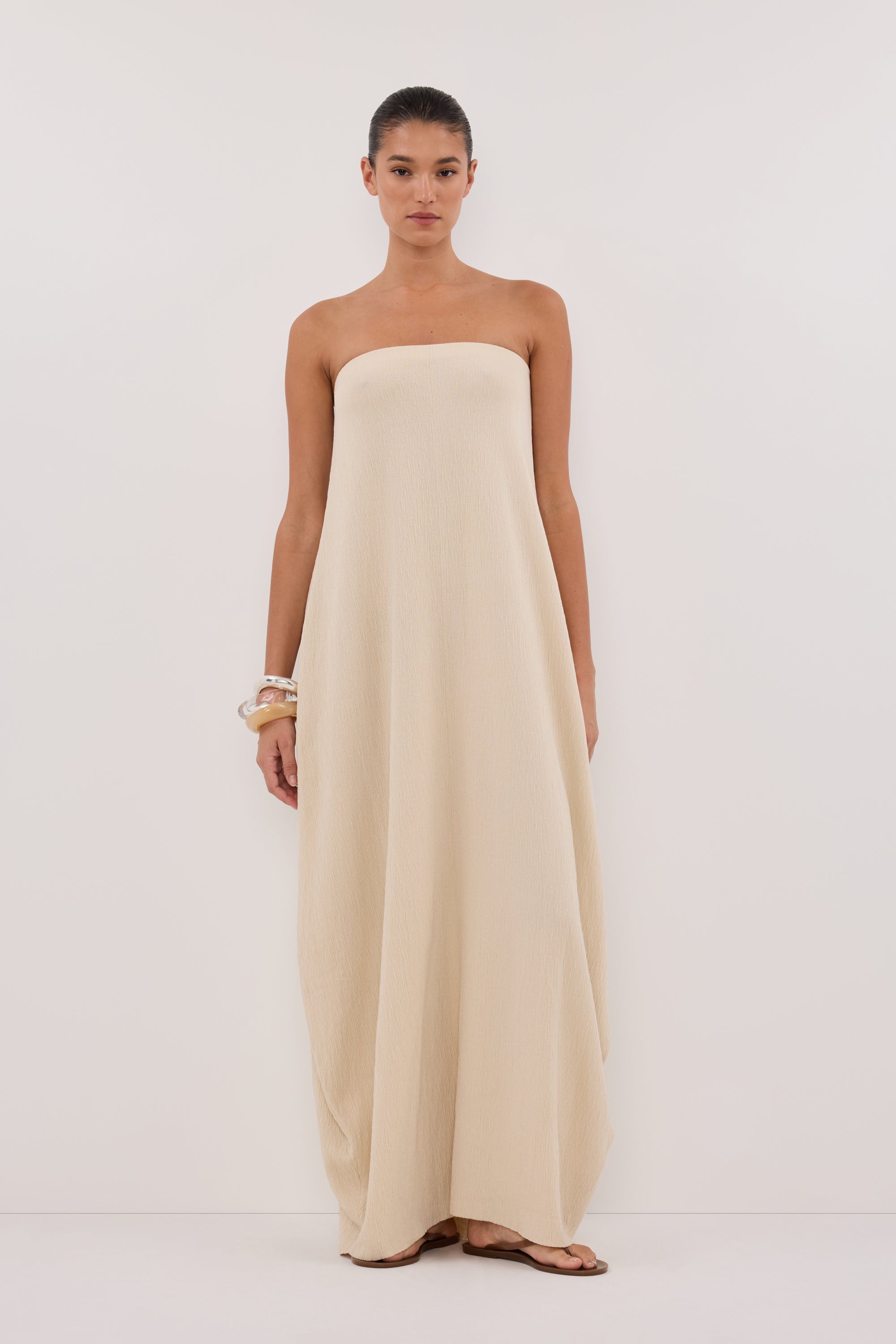 ALIAS NATURAL TEXTURED DRESS – DISSH