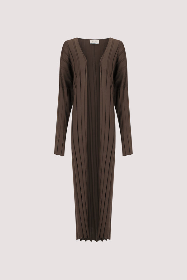 dissh brown knit dress Dissh Sylvia Chocolate Knit Midi Dress by Dissh