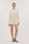 MAX NATURAL KNIT MINI DRESS
