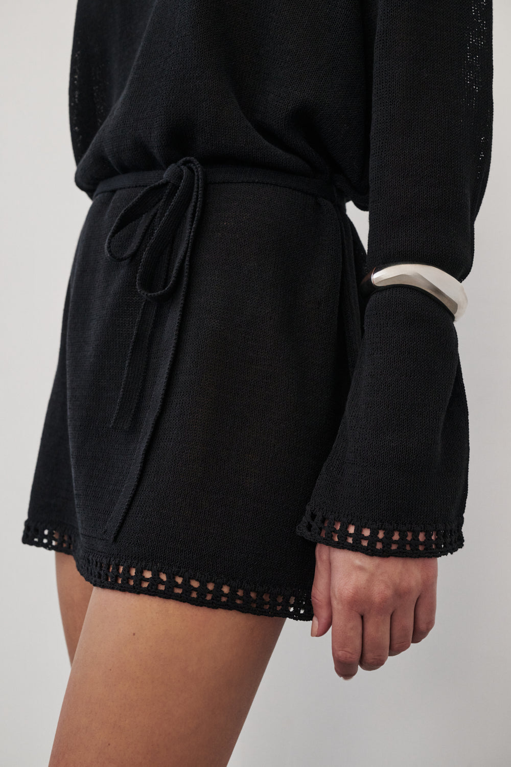 TARI BLACK KNIT LS MINI DRESS DISSH TARI BLACK KNIT LS MINI DRESS DISSH