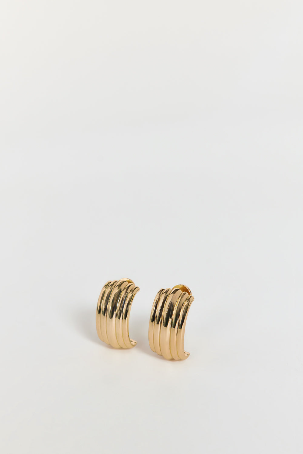 MÉGA WATERFALL LARGE GOLD EARRING