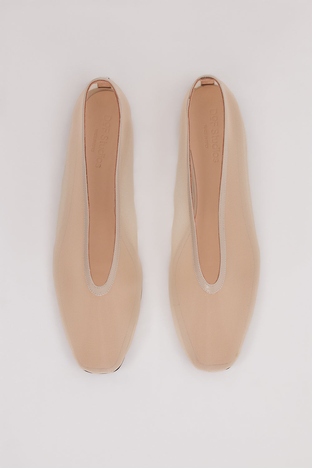 DOF STUDIOS MAISON NUDE MESH BALLET FLAT