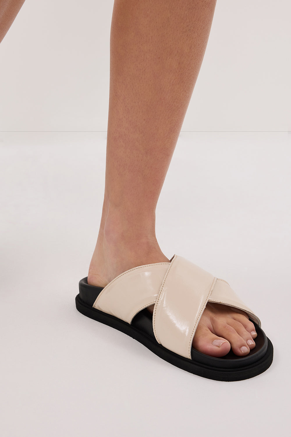 DOF STUDIOS ROSA SANDAL IVORY