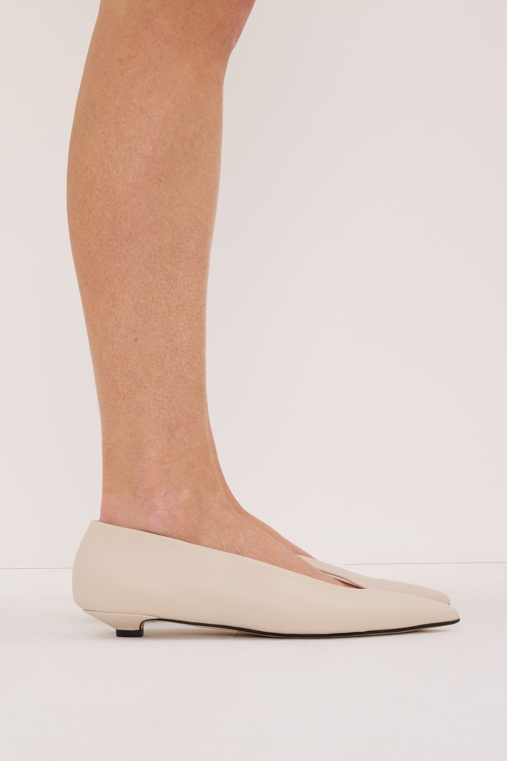 DOF STUDIOS CLAUDIA MILK NAPPA HEEL