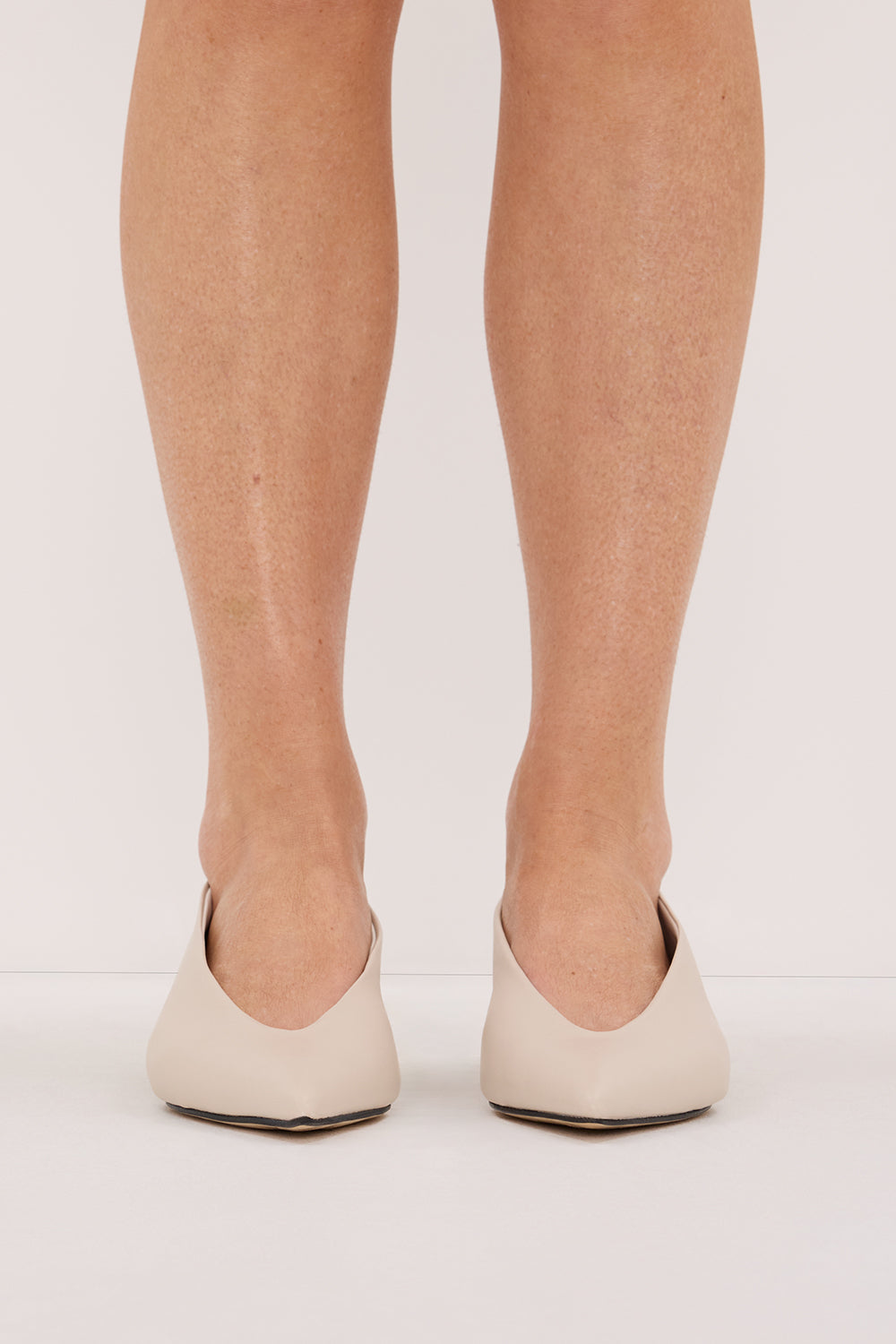 DOF STUDIOS CLAUDIA MILK NAPPA HEEL
