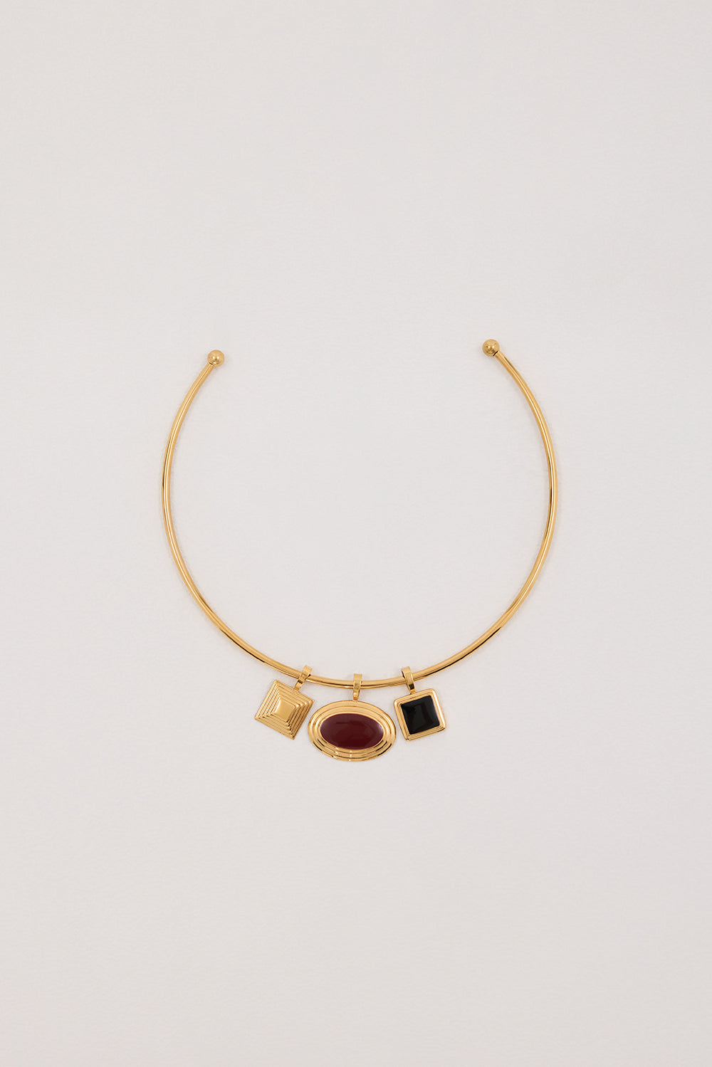 HEAVEN MAYHEM SOLENE CHOKER NECKLACE GOLD