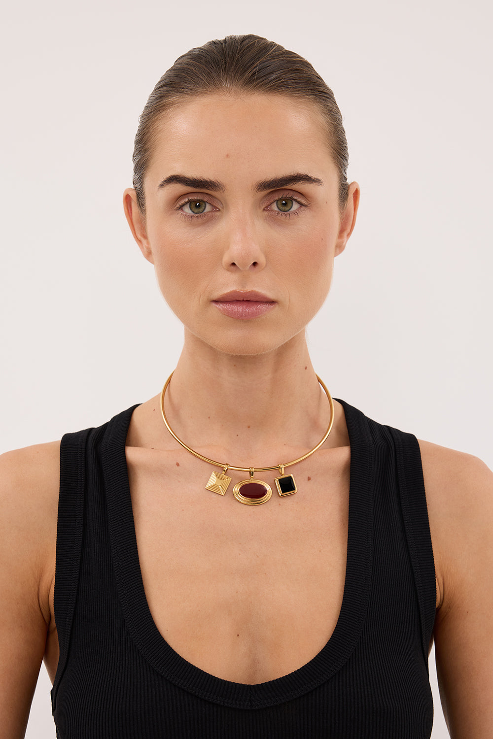 HEAVEN MAYHEM SOLENE CHOKER NECKLACE GOLD