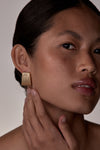 HEAVEN MAYHEM RIBBED GOLD EARRING - PRE ORDER