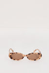 LUV LOU THE MORGAN CREAM TORT SUNGLASSES