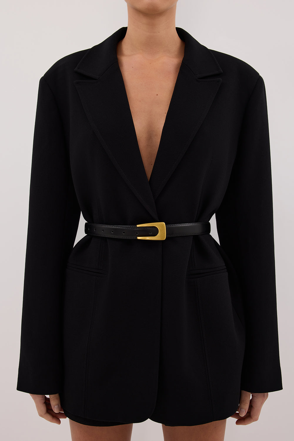 NOAH THE LABEL BLACK CLASSIC BELT