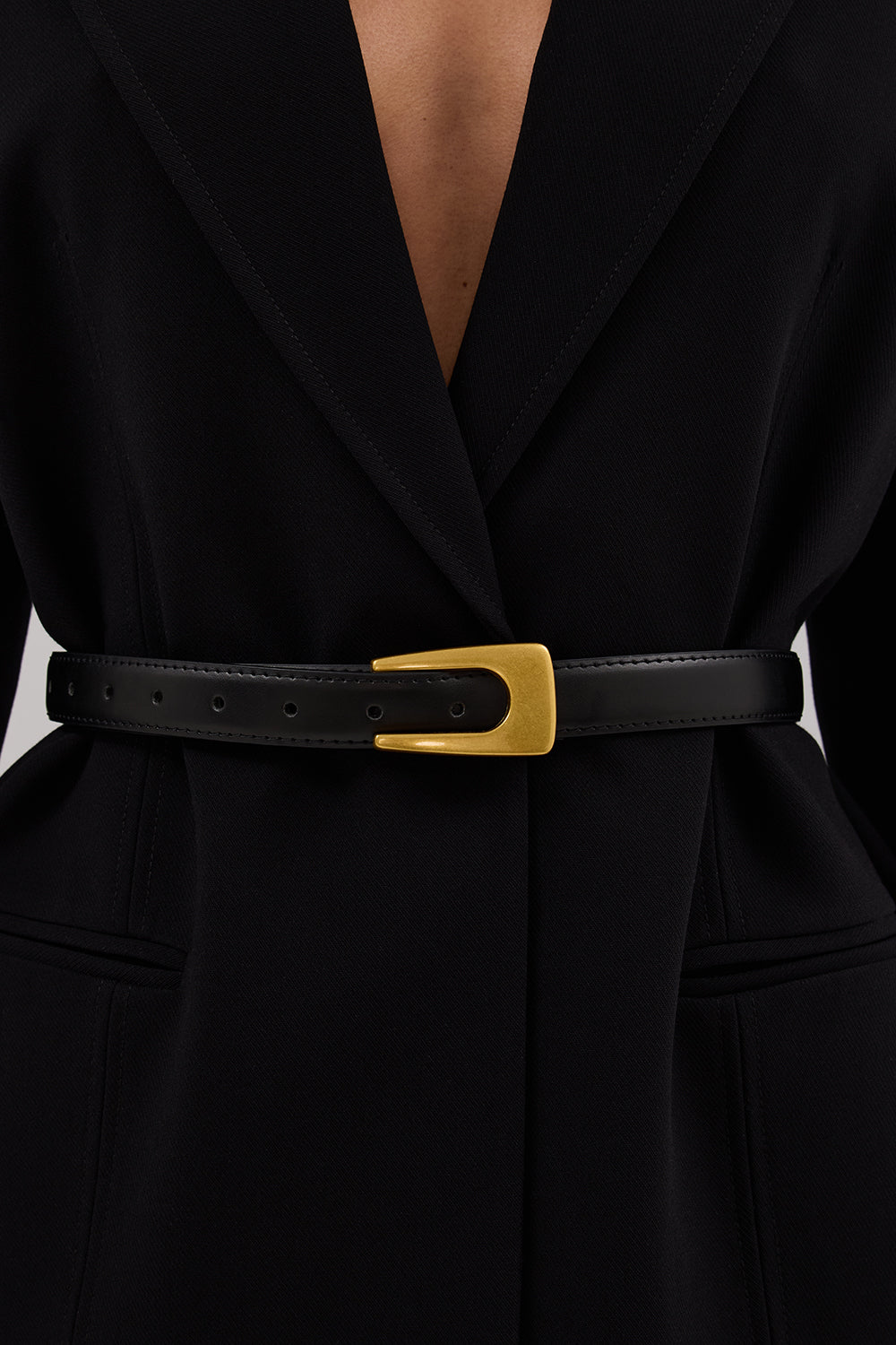 NOAH THE LABEL BLACK CLASSIC BELT