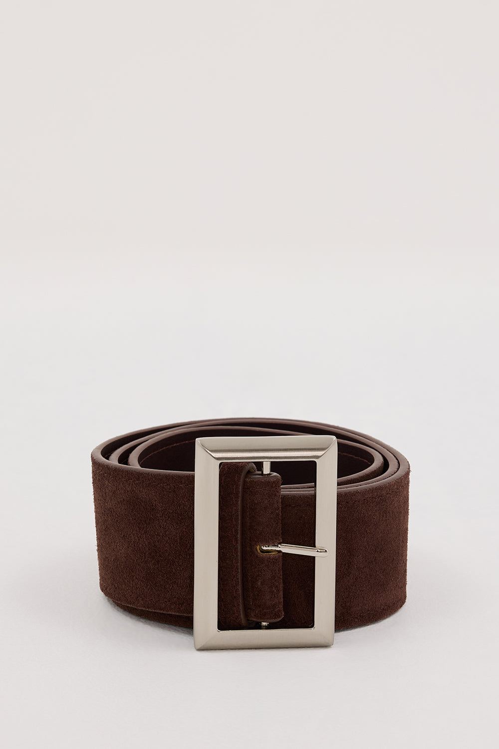 NOAH THE LABEL DARK BROWN SUEDE BELT