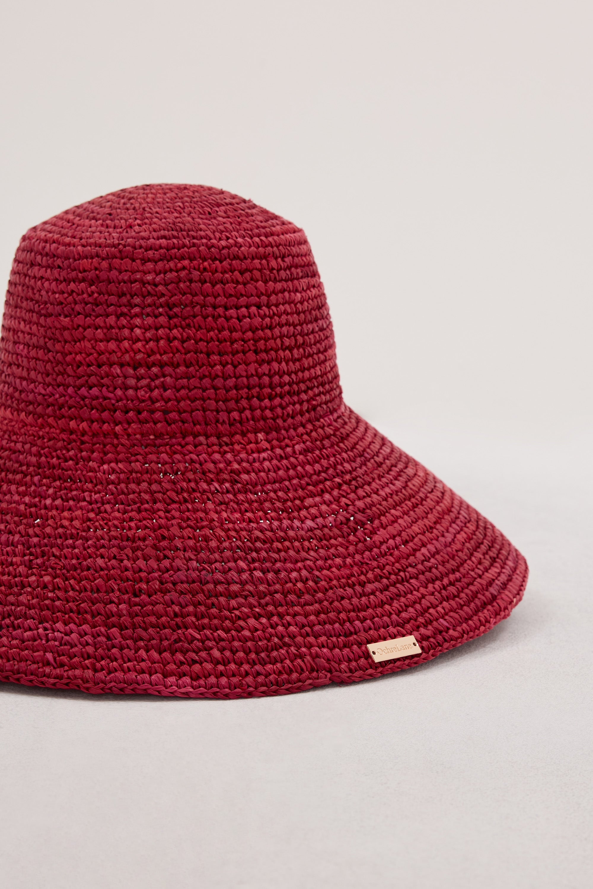 OCHRE LANE SCARLETT RAFFIA BUCKET HAT - PRE ORDER