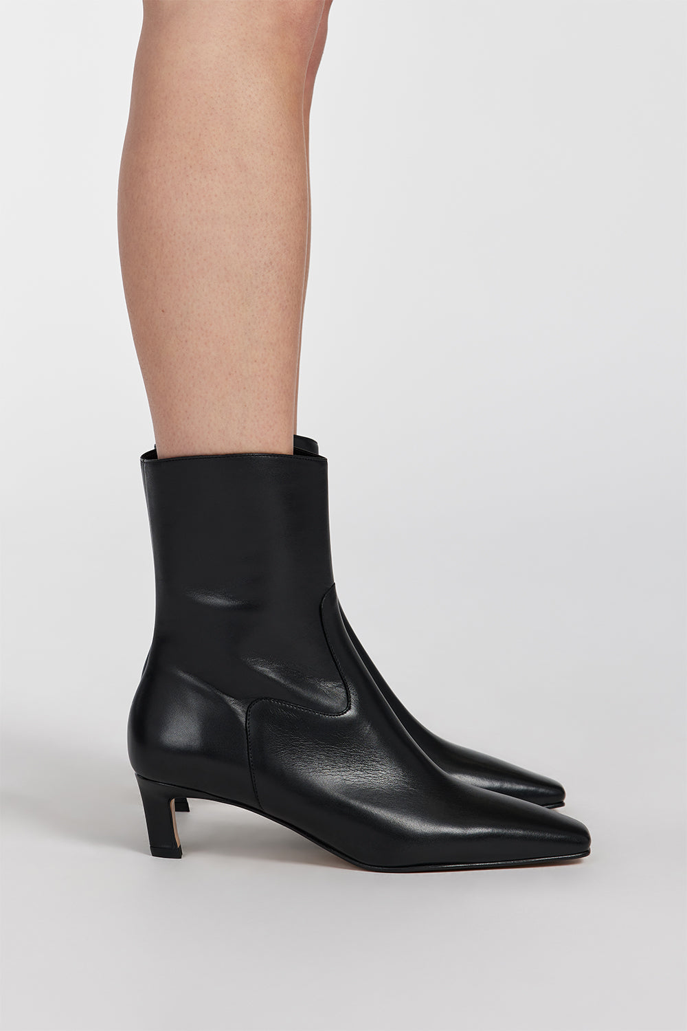 ALOHAS NASH BLACK LEATHER BOOTS