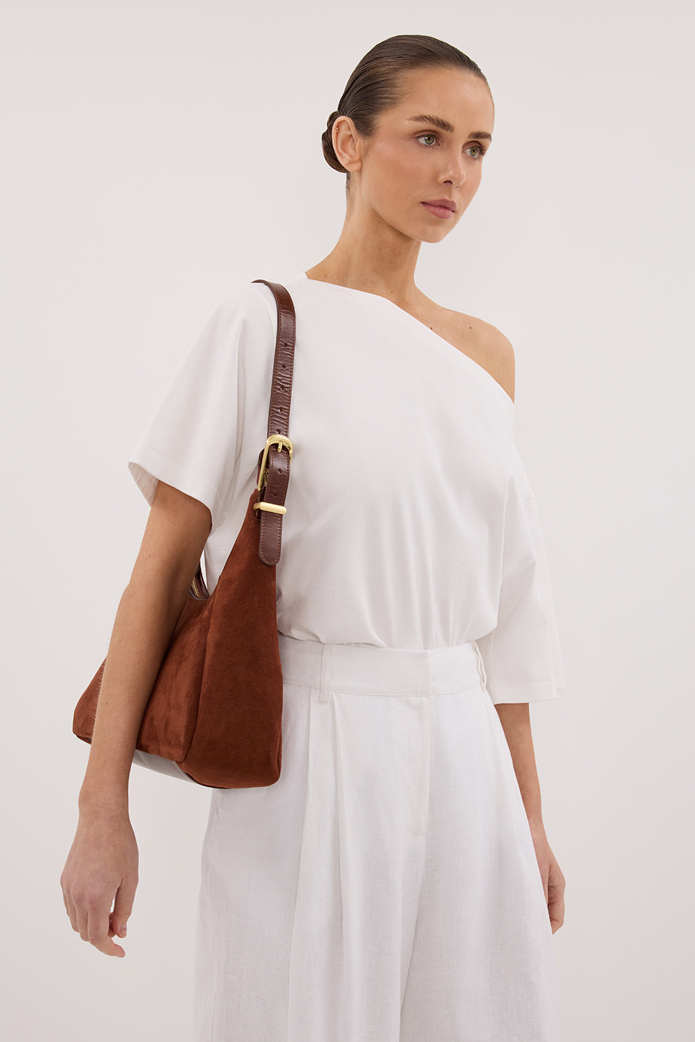 SANCIA THE IZOLA COCOA BAG