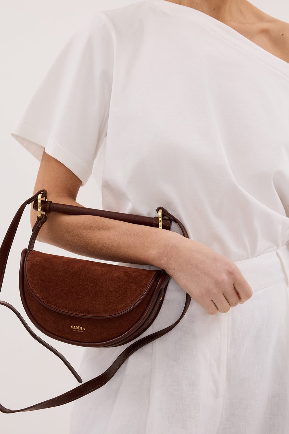 SANCIA THE VERIN COCOA BAG