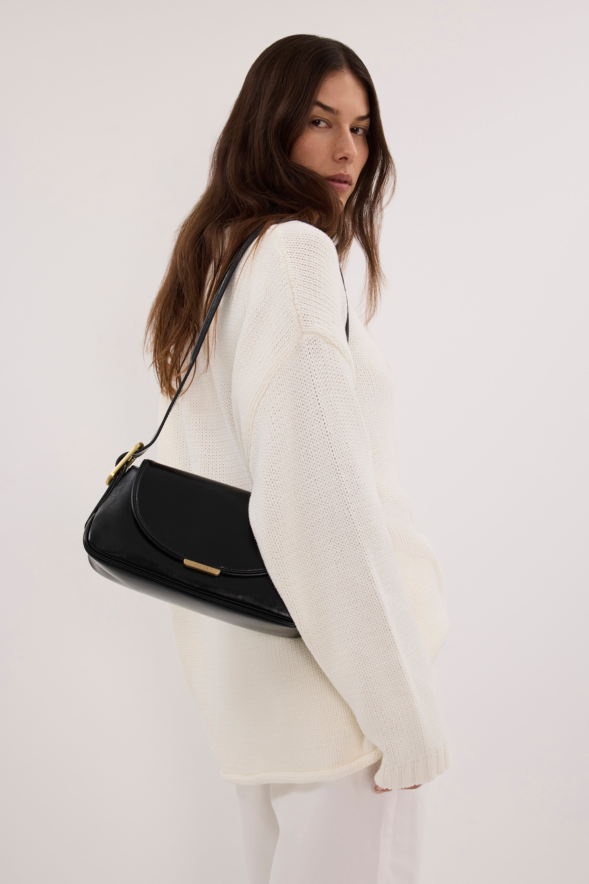 SANCIA THE BLACK PAMELA BAG