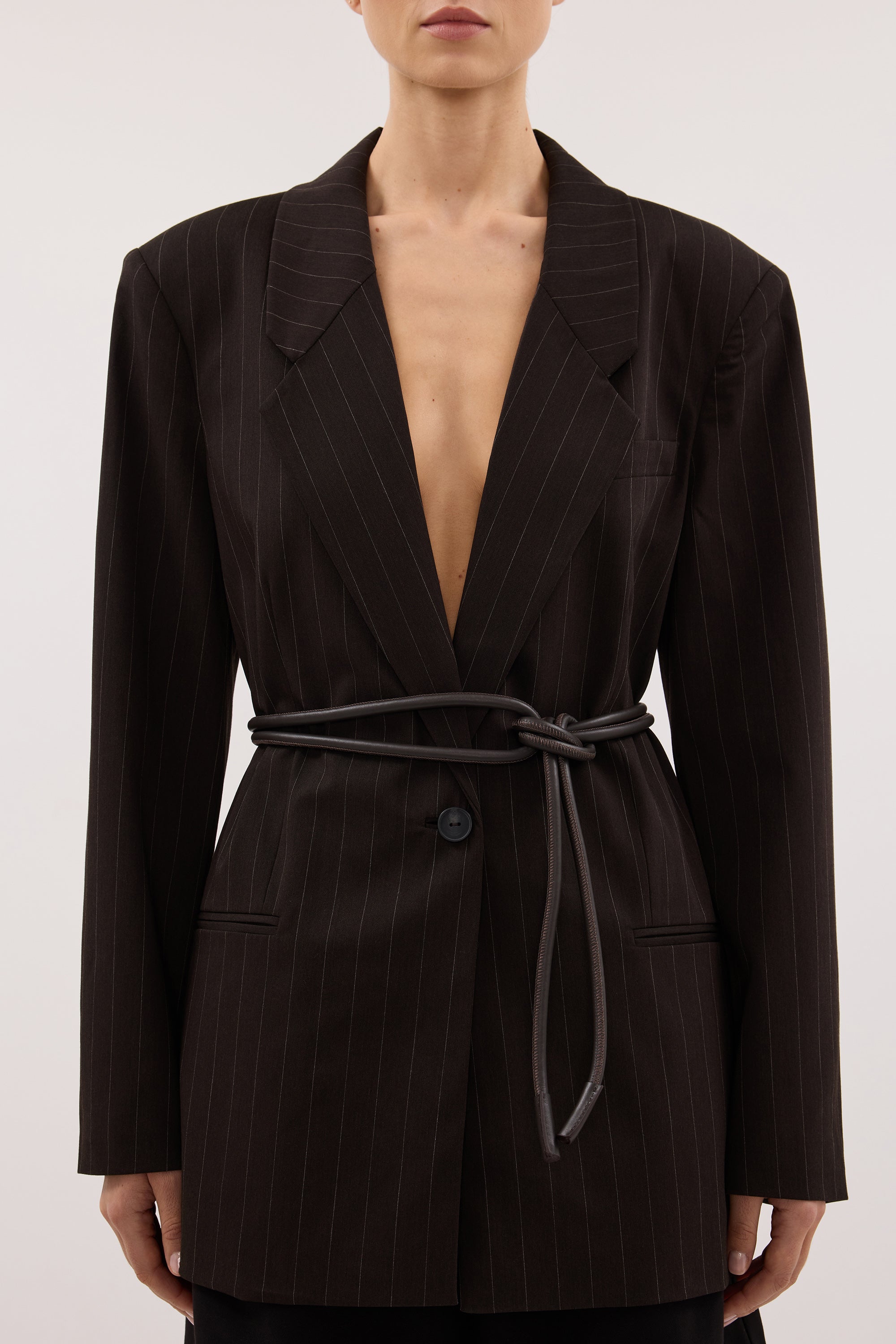 SANCIA THE MATTEO WRAP BELT BROWN