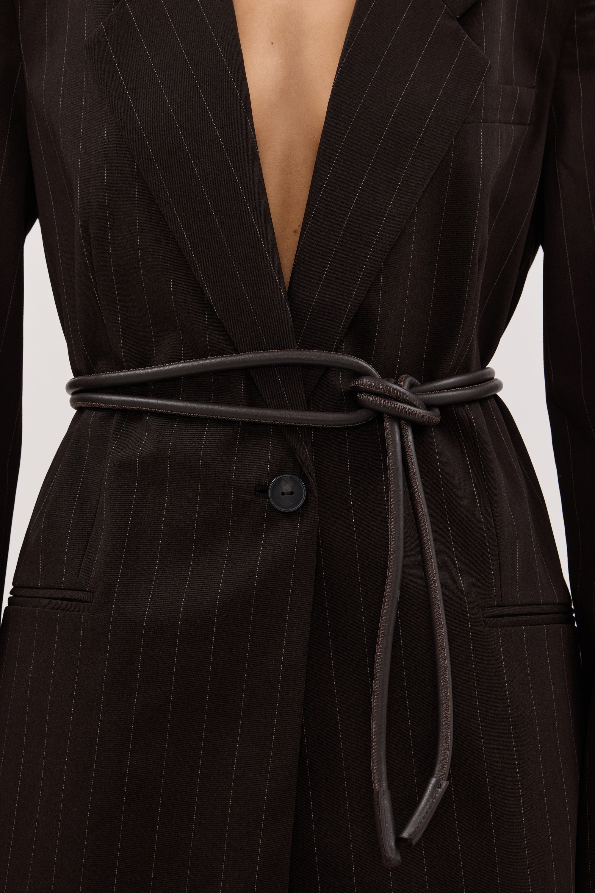 SANCIA THE MATTEO WRAP BELT BROWN