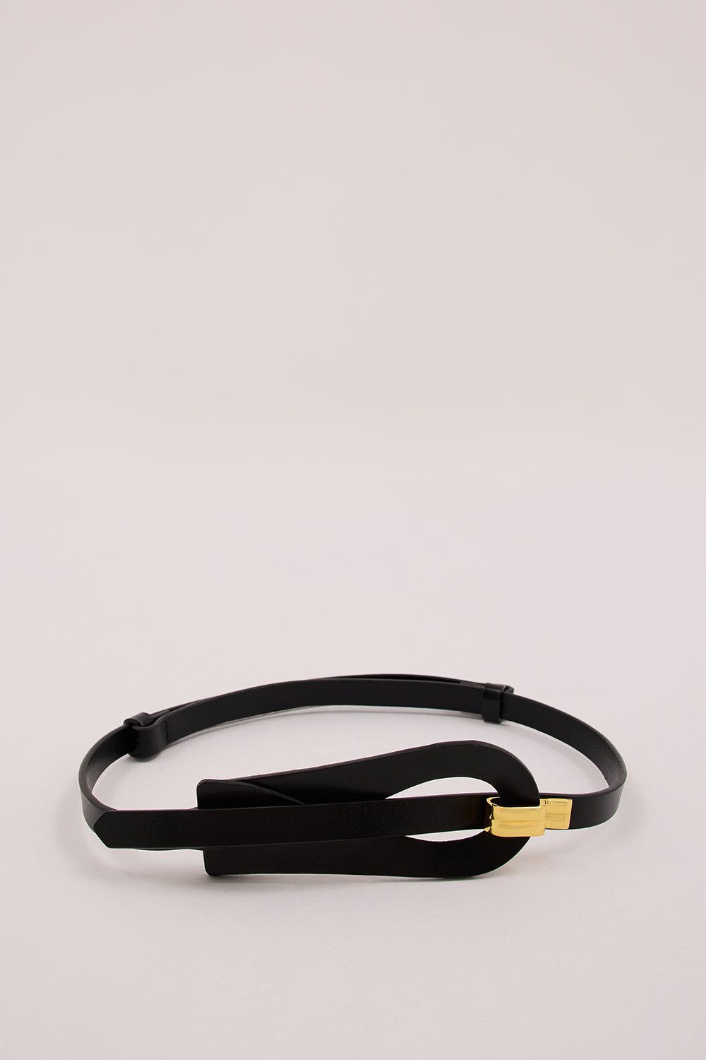 NOAH THE LABEL BLACK LOOP STREET STYLE BELT
