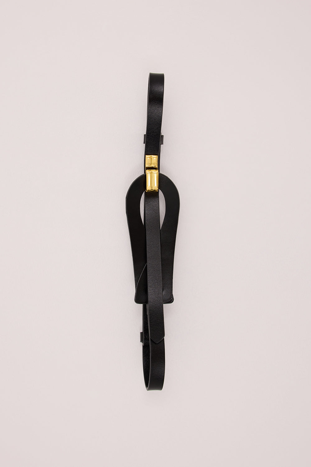 NOAH THE LABEL BLACK LOOP STREET STYLE BELT