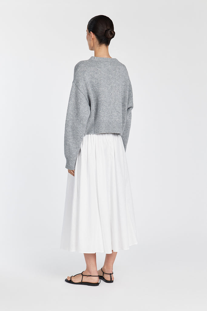 OLIVER SILVER MARLE KNIT JUMPER | Dissh