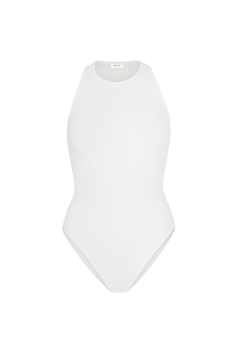 MARTHA OFF WHITE RACER BODYSUIT | Dissh
