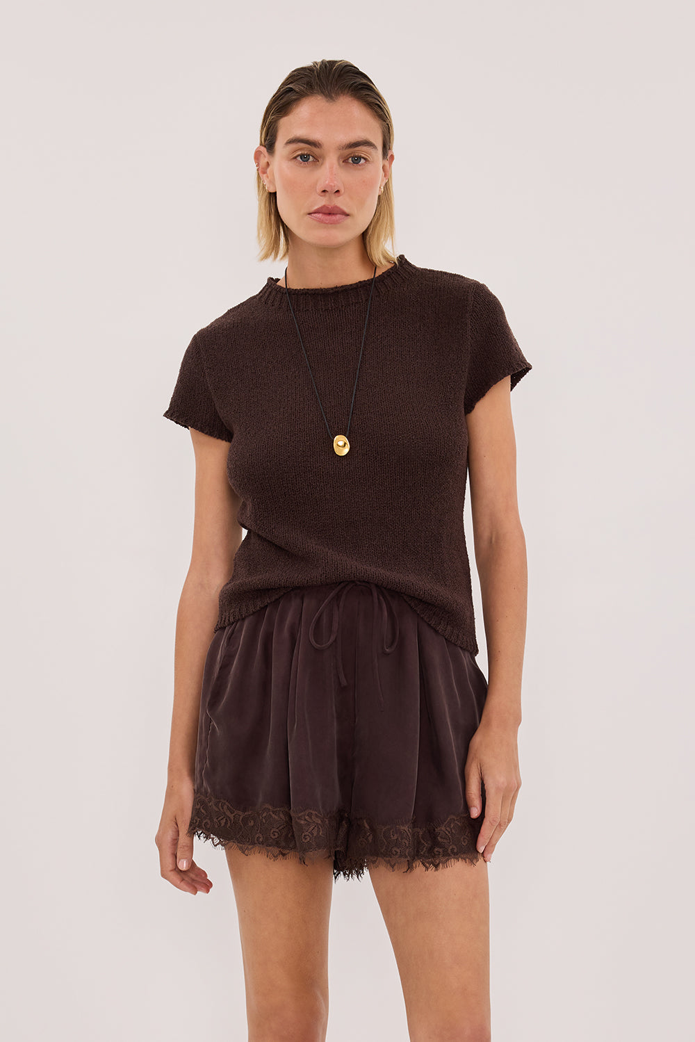 LEO CHOC KNIT TOP – DISSH