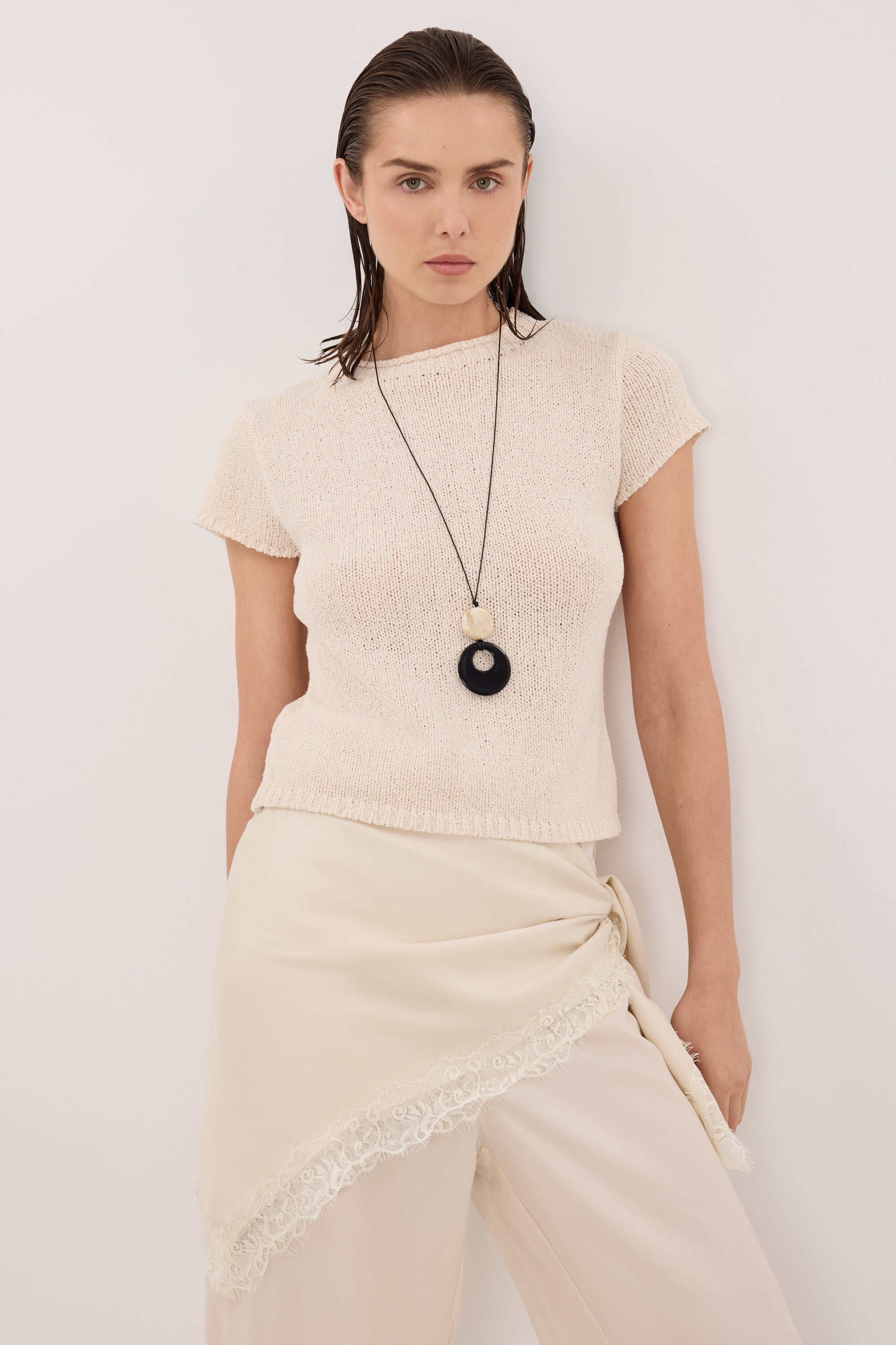 LEO SANDSTONE KNIT TOP – DISSH