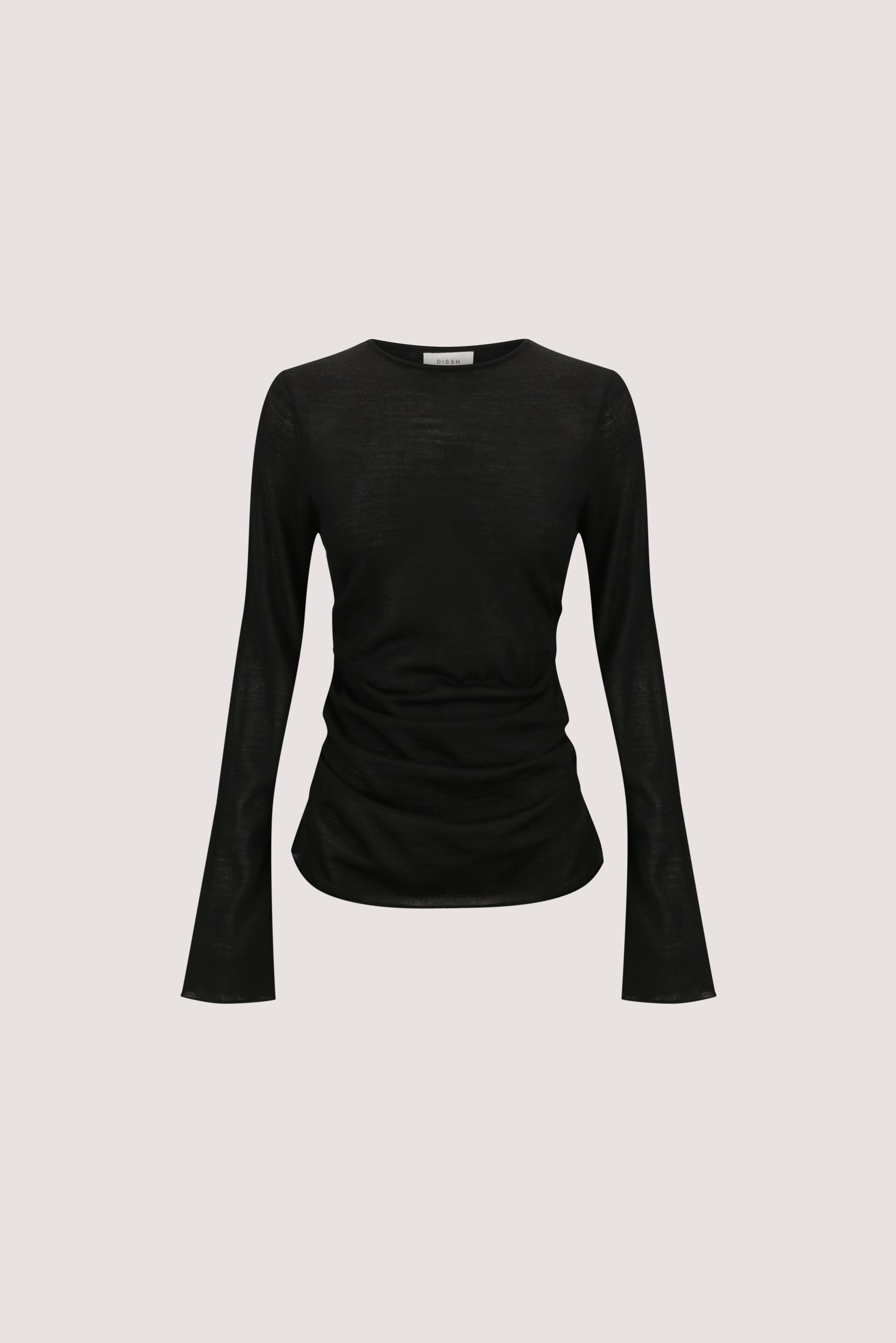 NICO BLACK MERINO KNIT TOP
