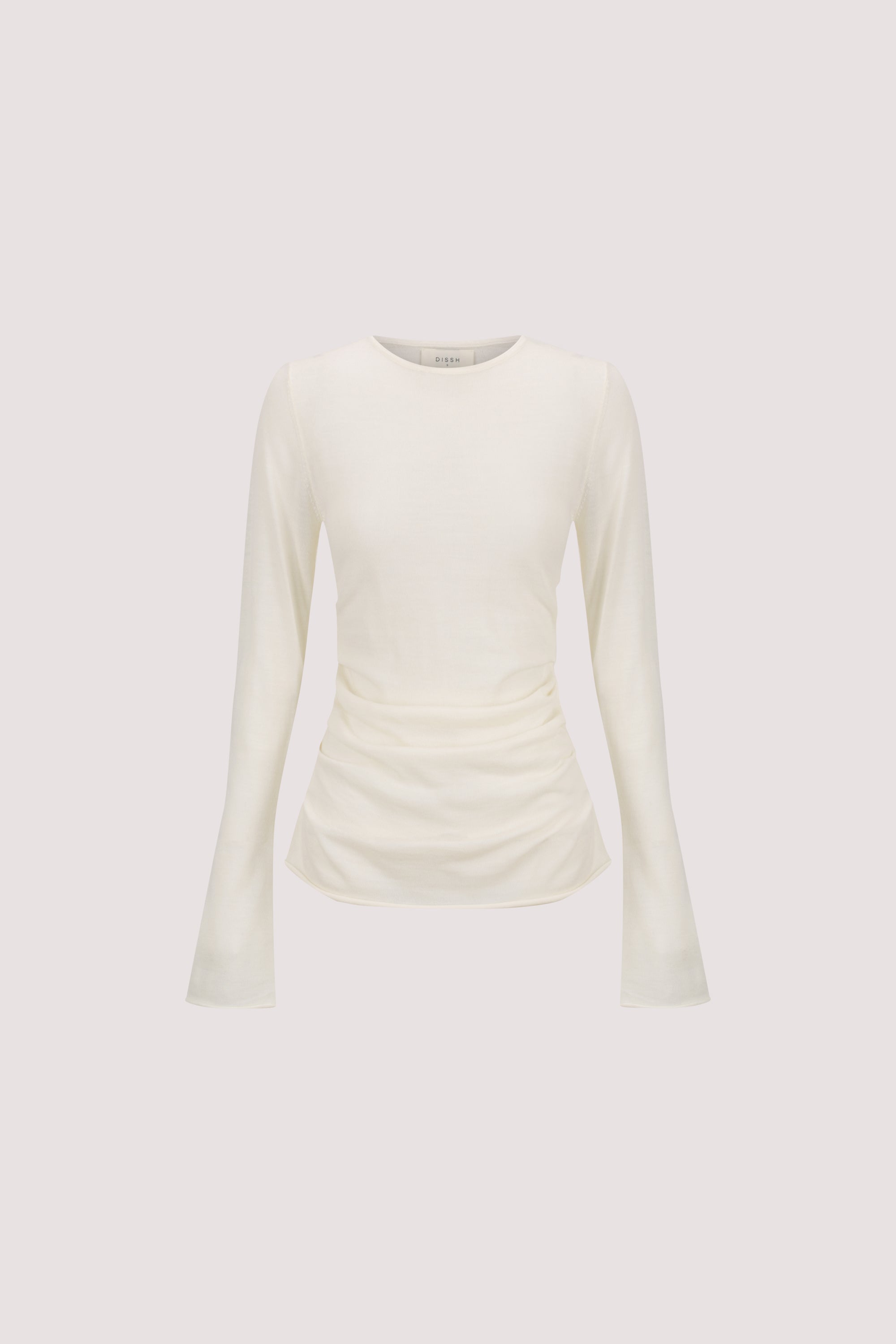 NICO OFF WHITE MERINO KNIT TOP – DISSH