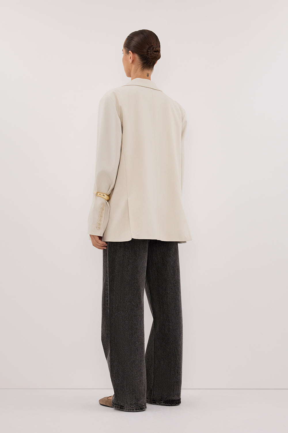 KATE CREAM STRIPE KNIT VEST