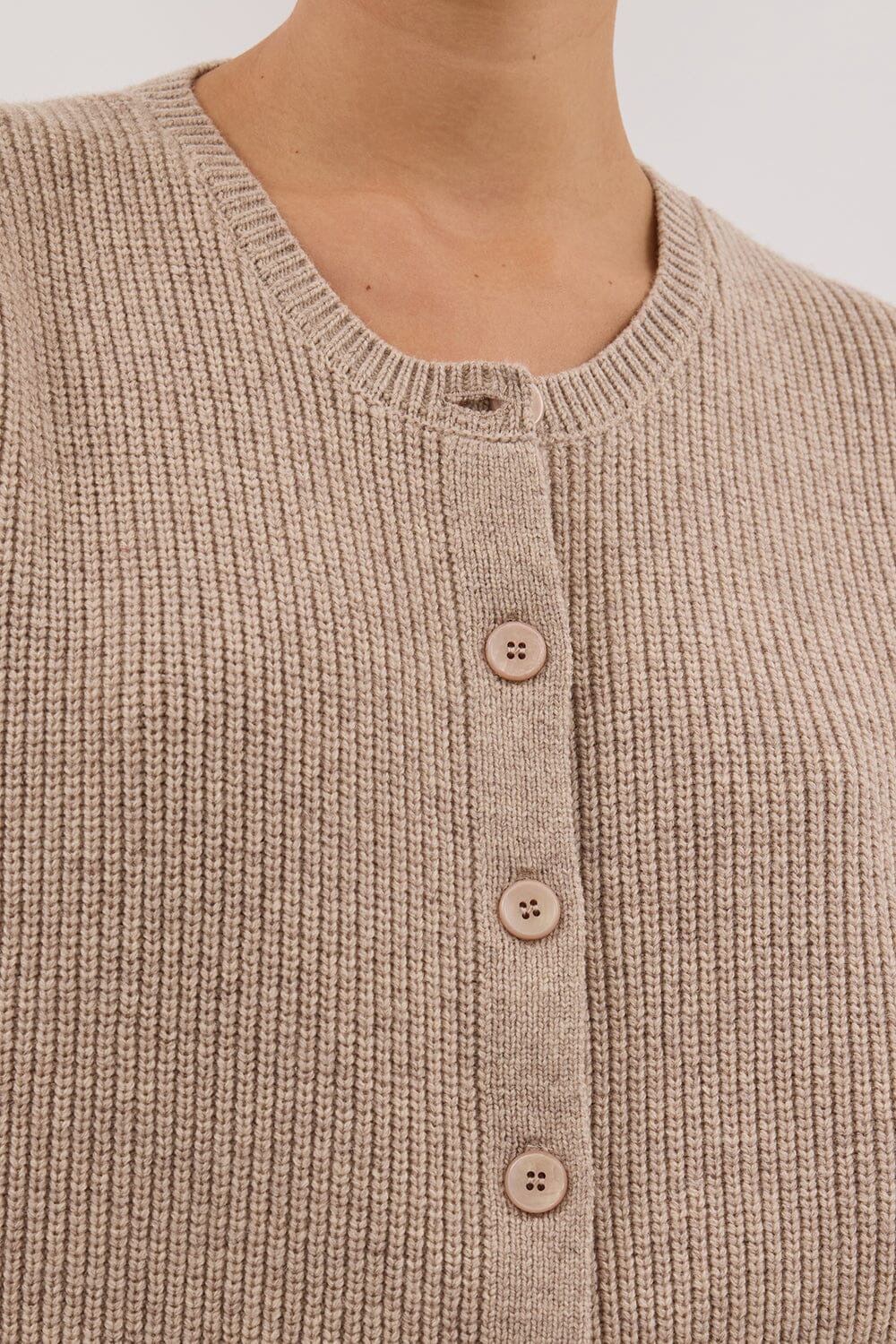 KATE OAT MARLE KNIT VEST