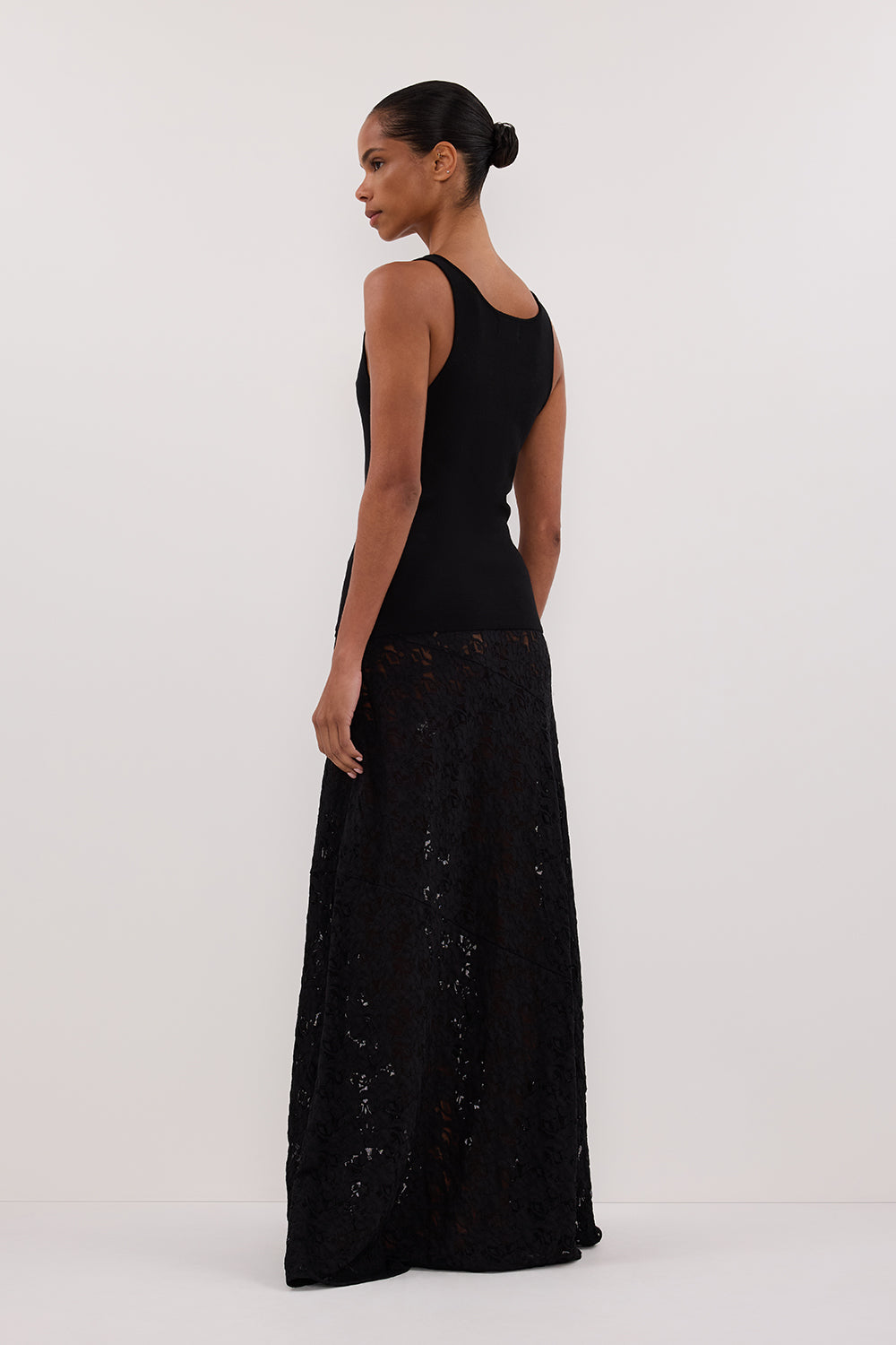 TROY BLACK KNIT TANK