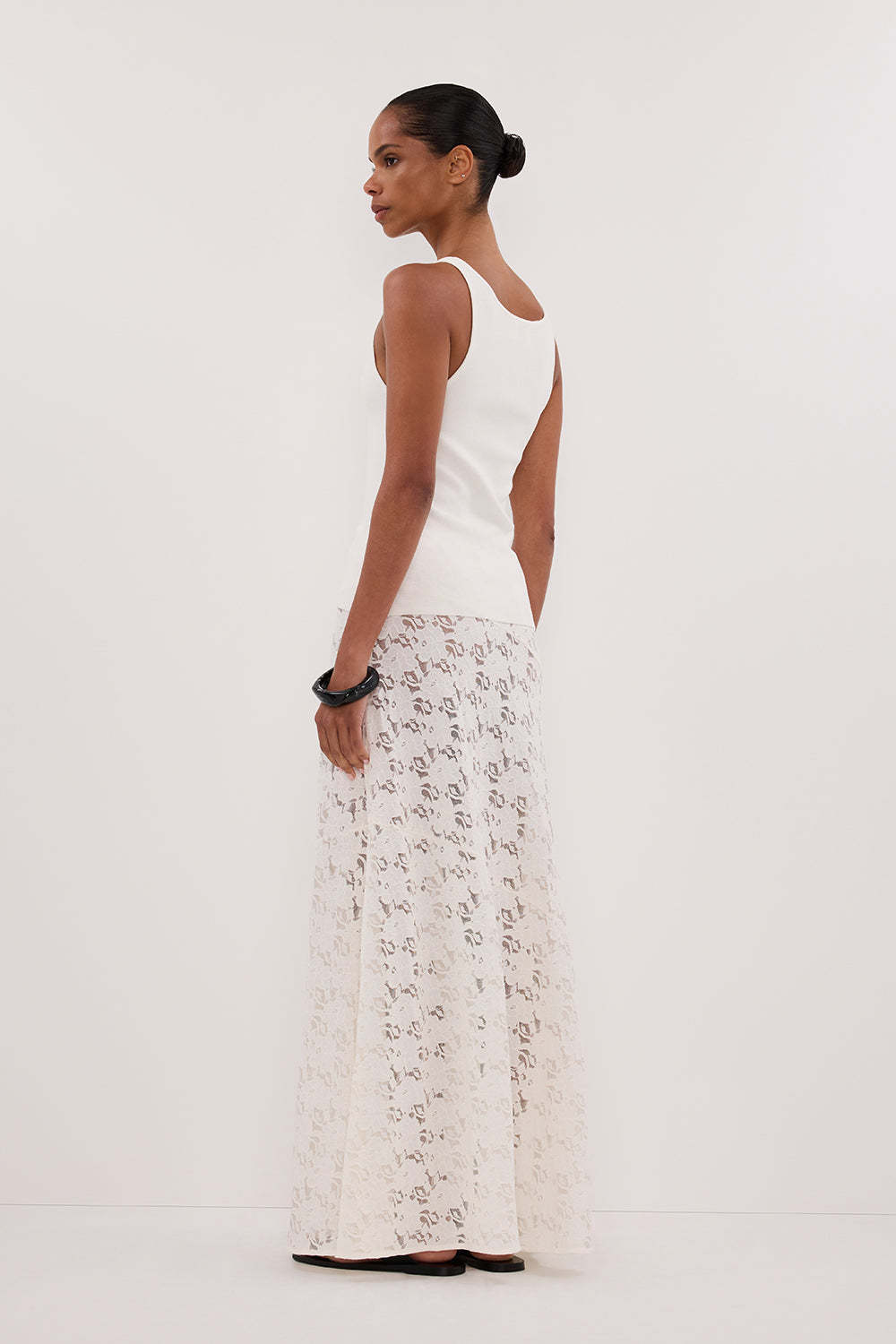 TROY WHITE KNIT TANK