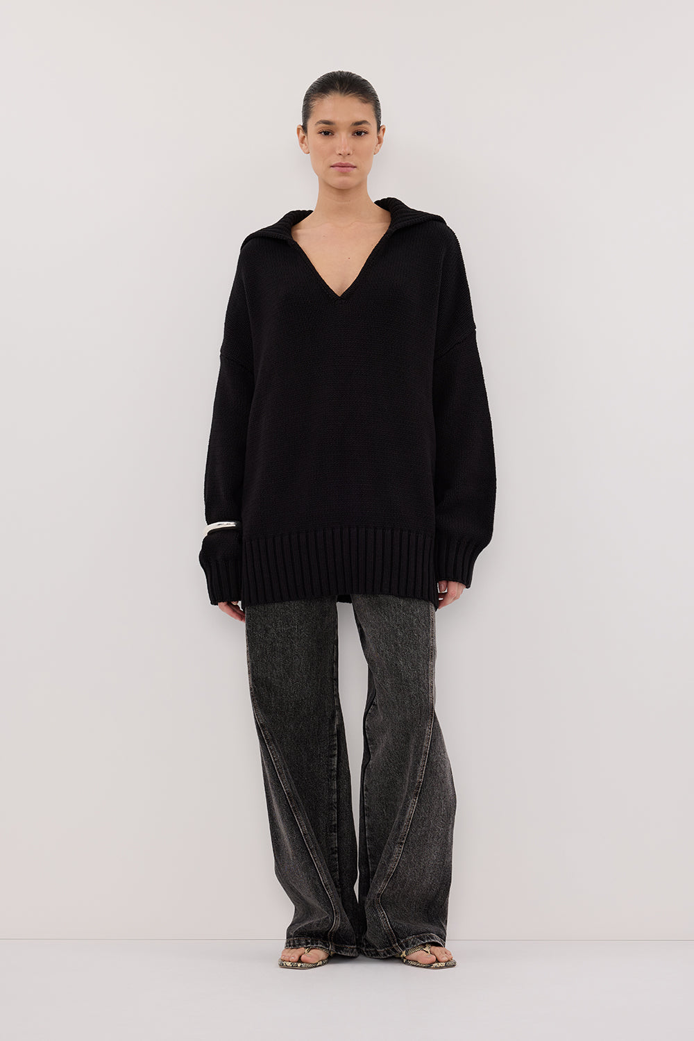 FRANKIE BLACK SAILOR JUMPER