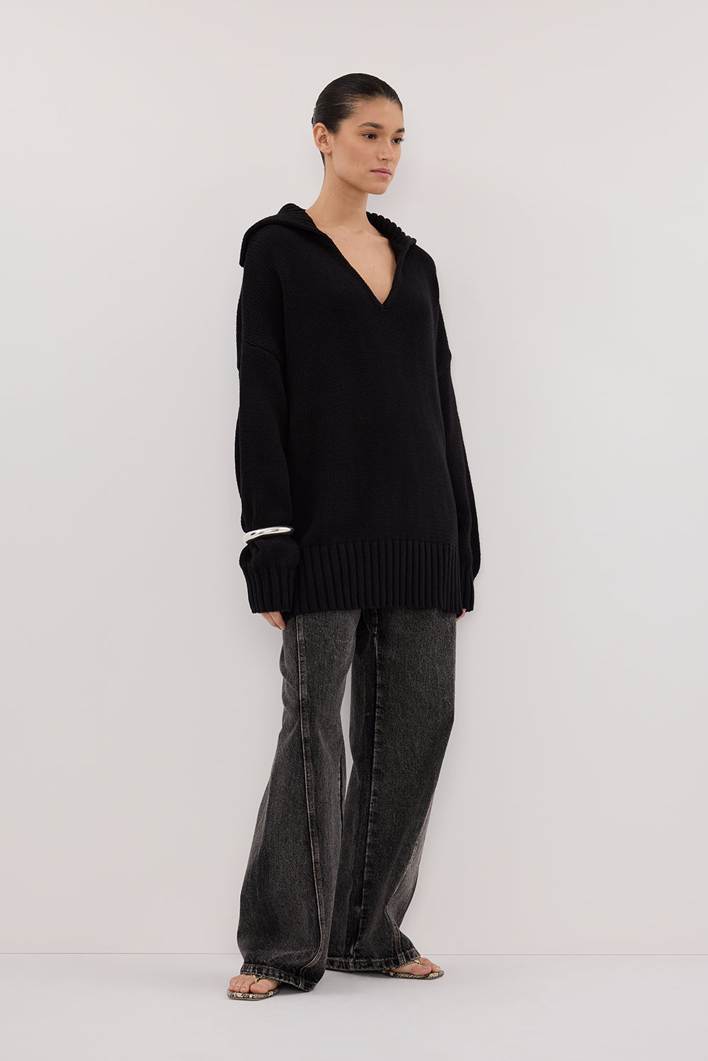 FRANKIE BLACK SAILOR JUMPER