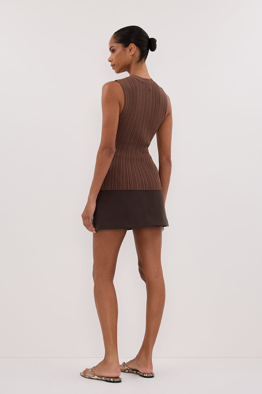 JASMINE MOCHA KNIT TOP