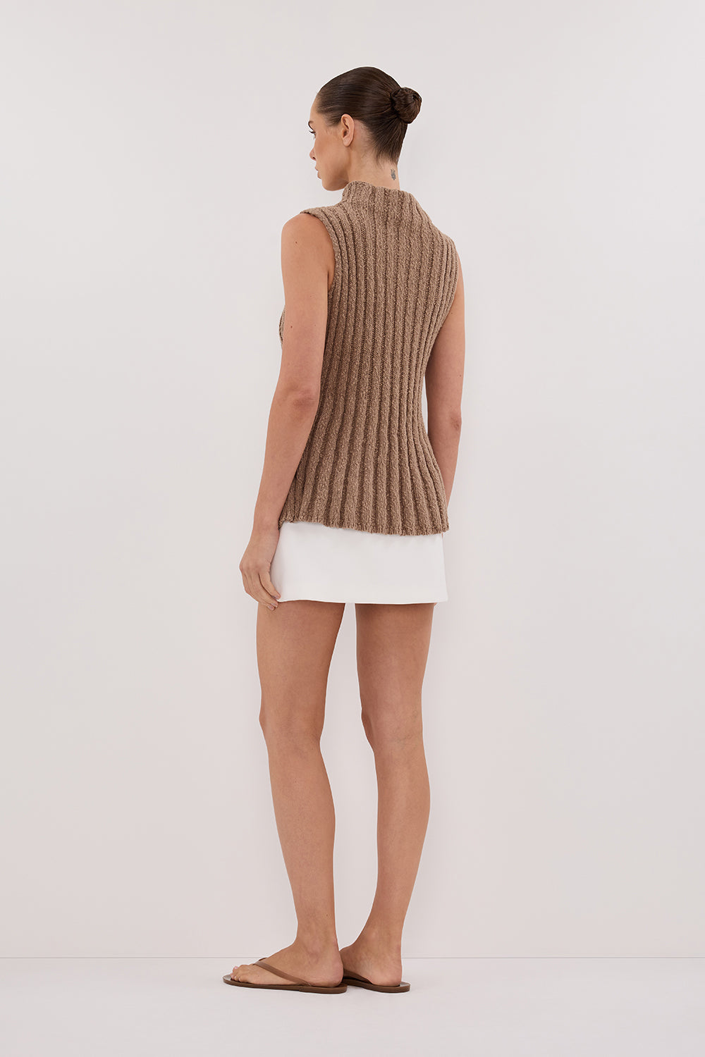 VERO TAN KNIT TOP