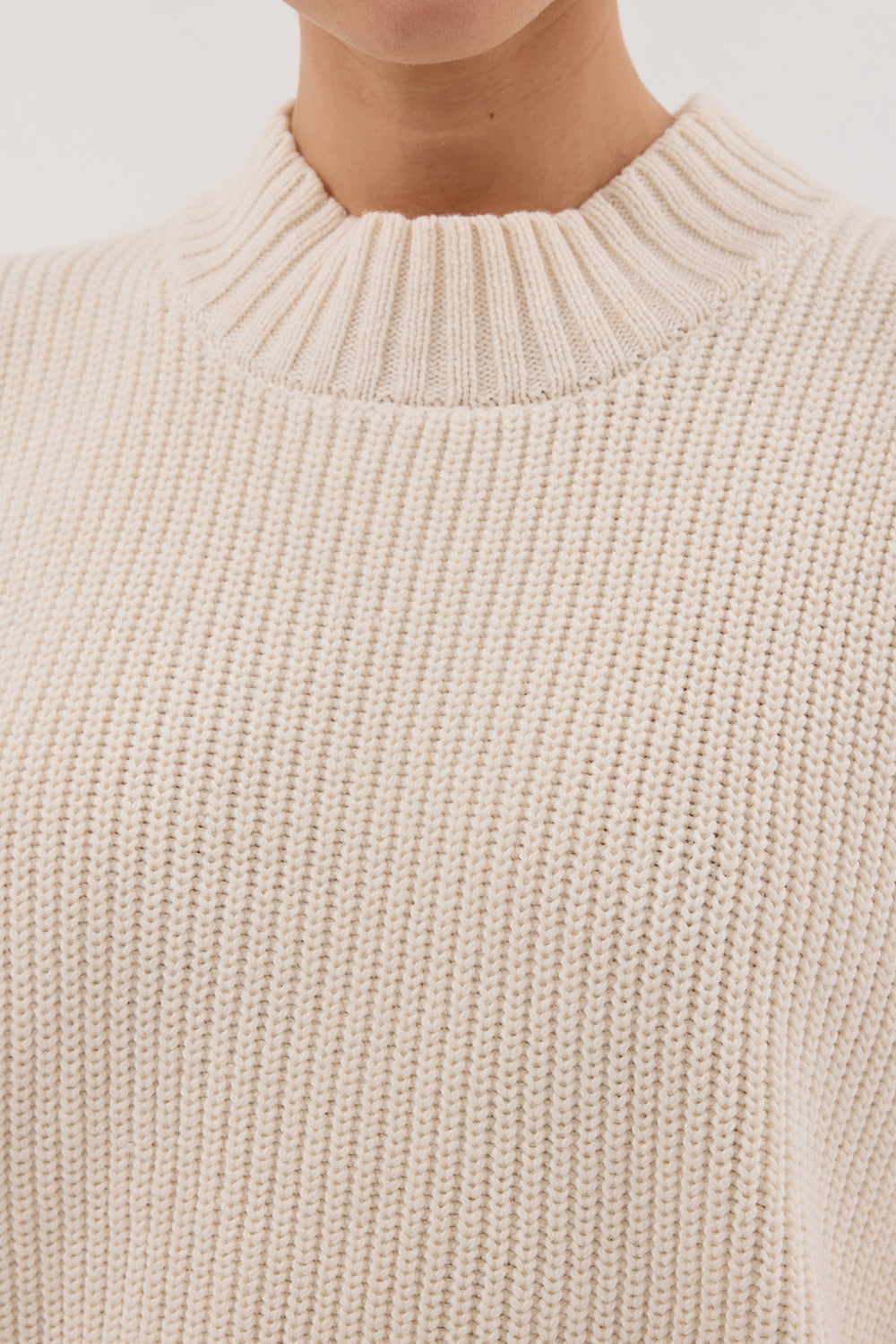 ARO CREAM KNIT TOP