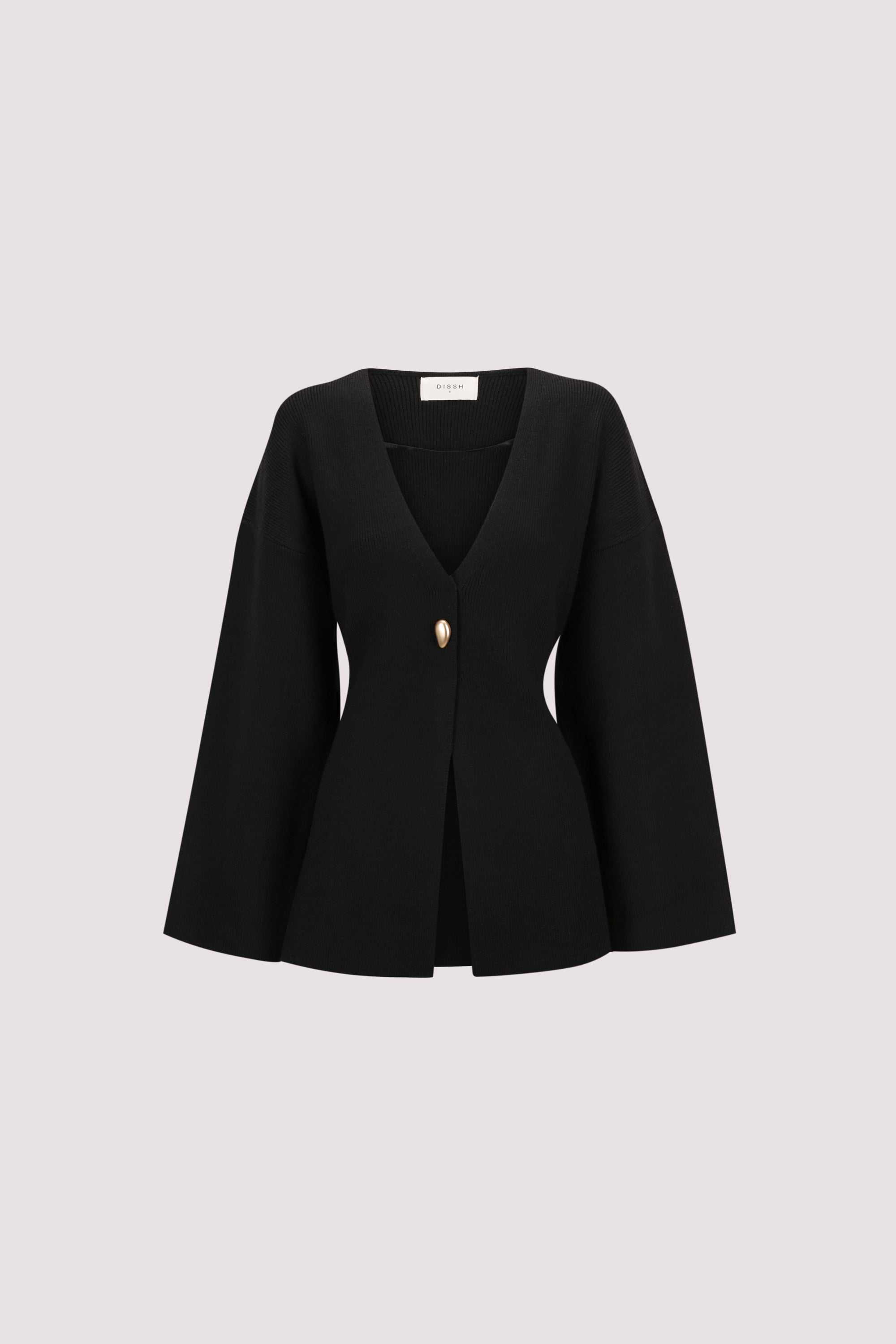 SCOUT BLACK LONG SLEEVE KNIT TOP