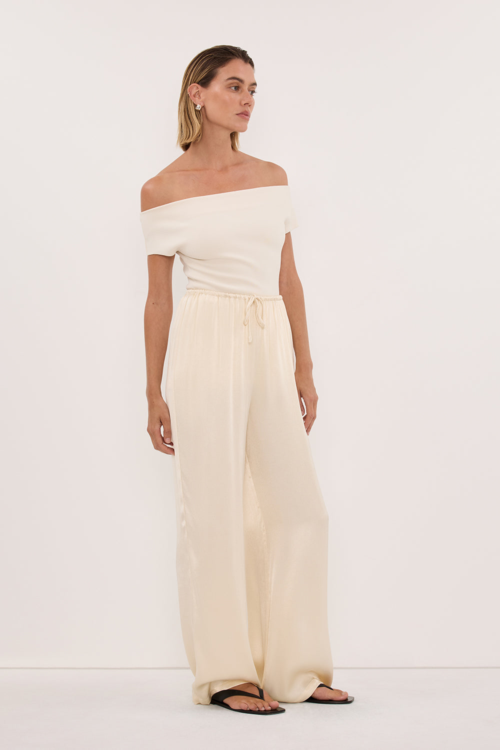 ASTRID PLASTER OFF/SH KNIT TOP – DISSH