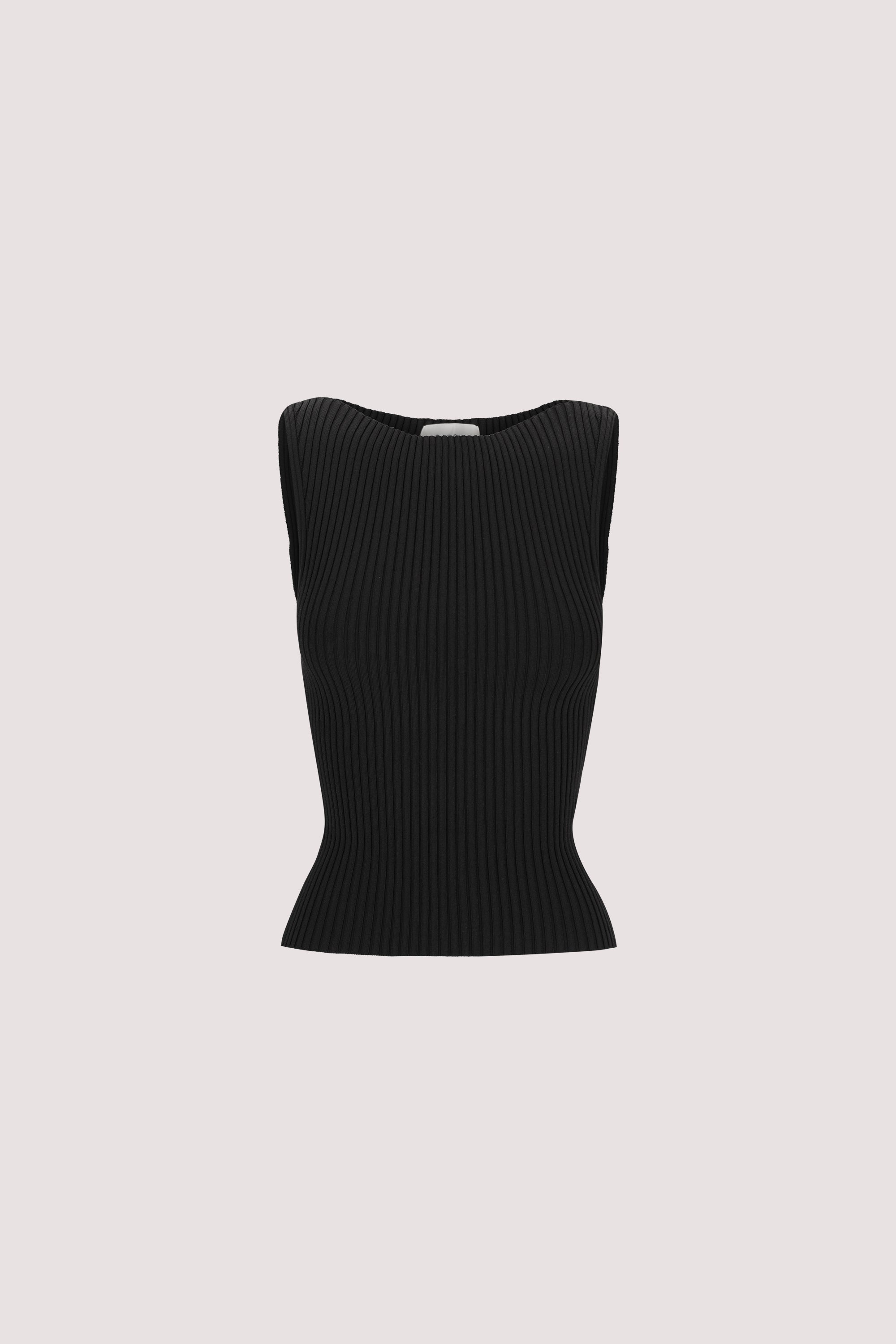 SIERRA BLACK KNIT TOP
